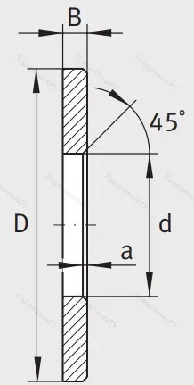 Игольчатый подшипник упорное кольцо LS 4060