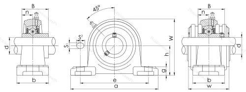 Подшипниковый узел UCP 205 в Стерлитамаке