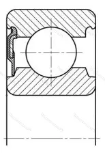 Модификация подшипника 75-160501Е1Т2П размер 12x32x14 от производителя  ГПЗ-4