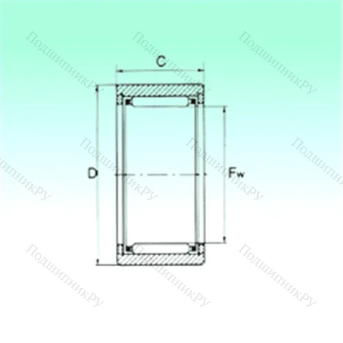 Подшипник игольчатый радиальный NK 5/12 TN