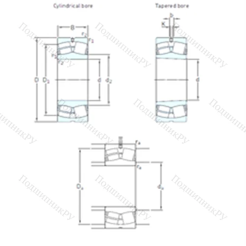 Подшипник роликовый радиальный самоцентрирующийся 23244CCK/W 33