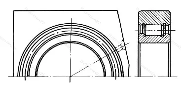 Модификация подшипника 812734 размер 170x360x105 от производителя  ГПЗ-1