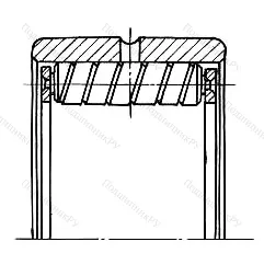 Модификация подшипника 3-35914 размер 68x100x34