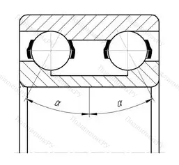 Модификация подшипника 6-3056204У размер 20x47x20,6