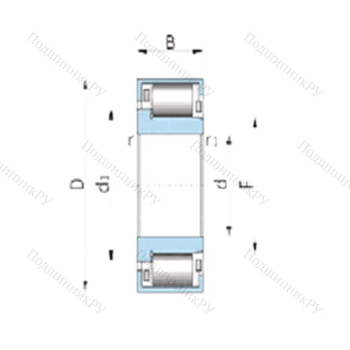 Подшипник игольчатый радиальный F-218473