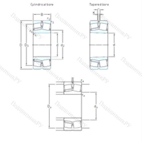 Подшипник роликовый радиальный самоцентрирующийся 22340 CCKJA/W 33VA 405