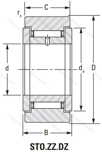 Подшипник STO 35 ZZ DZ