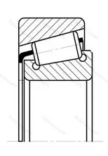 Модификация подшипника 7521 размер 105x190x53 ГПЗ-34
