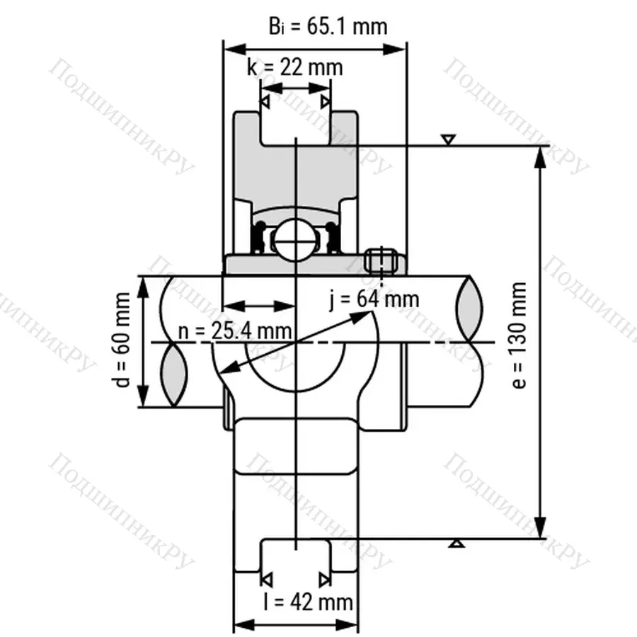 Подшипниковый узел UCT 324 - Вал: 120 мм