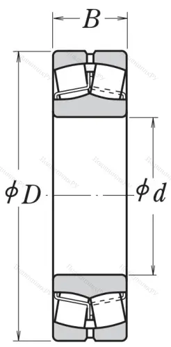 Сферический роликовый подшипник 23026 CDE 4S 11 от производителя  NSK