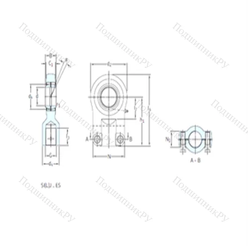 Подшипник скольжения сферический SIR 50ES