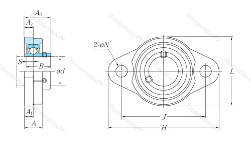 Подшипниковый узел UFL 006 JE 1 в Стерлитамаке