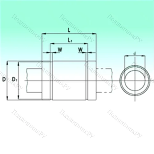 Подшипник шариковый линейный KB 3068-PP