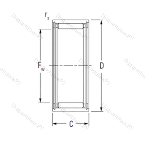Подшипник игольчатый радиальный AJ-601-724-1