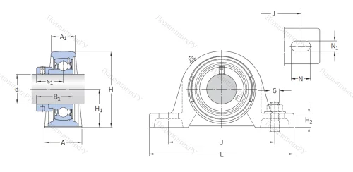Подшипниковый узел SY 45 FM в Стерлитамаке