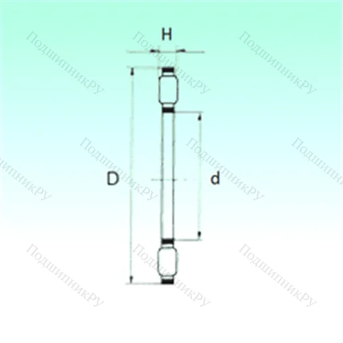 Подшипник роликовый упорный K 81172s-M