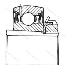 Подшипник  680211 размер 55x110x27 от производителя  ГПЗ-3