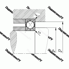 Подшипник QJ 215-TVP