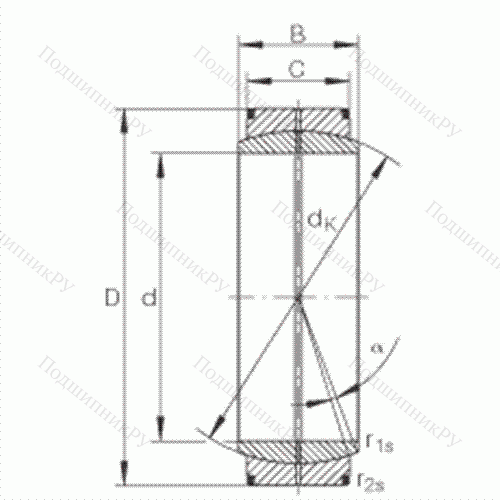 Подшипник шарнирный GE 710-DO