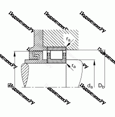 Подшипник N 228-E-M 1